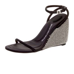 Alexander Wang Neoprene Crystal Embellished Sandals